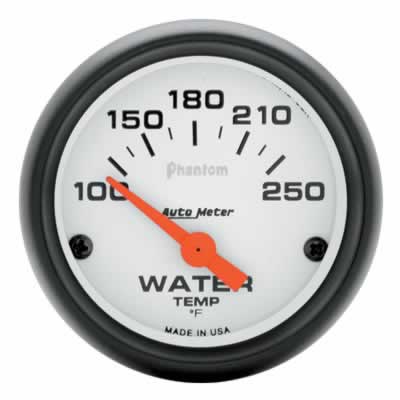 Auto Meter Phantom Electric Water Temp. 100?-250? F