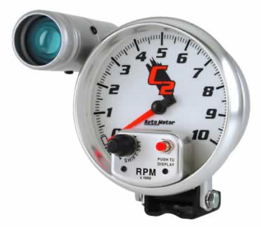 Auto Meter C2 Series 5" 10,000 RPM Shift-Lite Tachometer