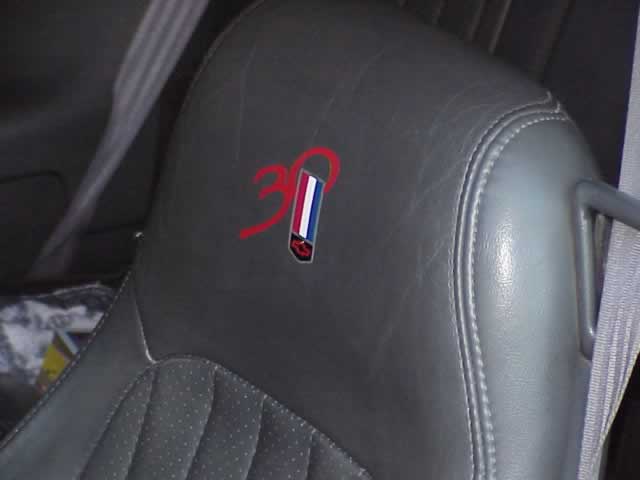 93-02 Camaro 30th Anniversary Seat Decals