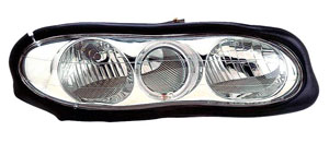 98-02 Camaro Anzo Halo Front Head Lights w/Clear Lens - Chrome Housing