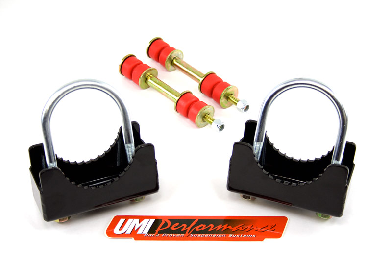 82-02 Fbody UMI Performance Aftermarket Rear End Sway Bar Installation Kit- 3-1/4” Axle Tubes
