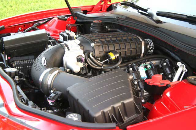 2010 Camaro SS Magnacharger Intercooled Supercharger Kit - Black