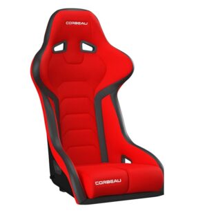 Corbeau FX1 Seats - Black/Red Cloth