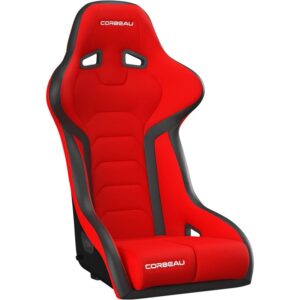 Corbeau FX1 Pro Seats - Black/Red Cloth