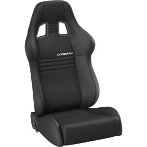 Corbeau A4 Seats - Black Cloth