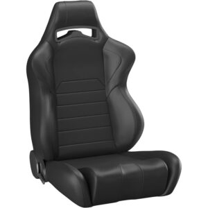 Corbeau LG1 Seats - Black Leather