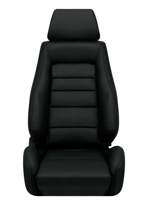 Corbeau GTS II Seats - Black Leather