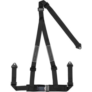 Corbeau 3-Point Bolt In 2" Harness Belts - Black