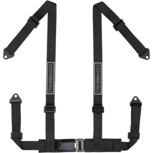 Corbeau 4-Point Bolt In 2" Harness Belts - Black