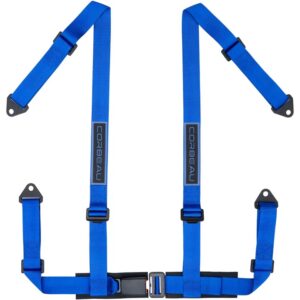 Corbeau 4-Point Bolt In 2" Harness Belts - Blue