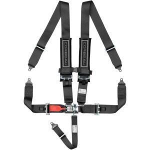 Corbeau 5-Point Latch & Link 3" Harness Belts - Black