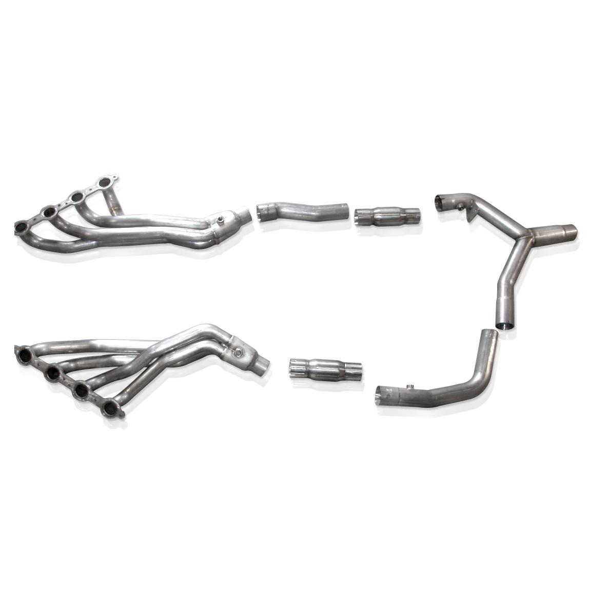 01-02 LS1 Fbody Stainless Works Long Tube Headers with High Flow 2.5" Catted Ypipe