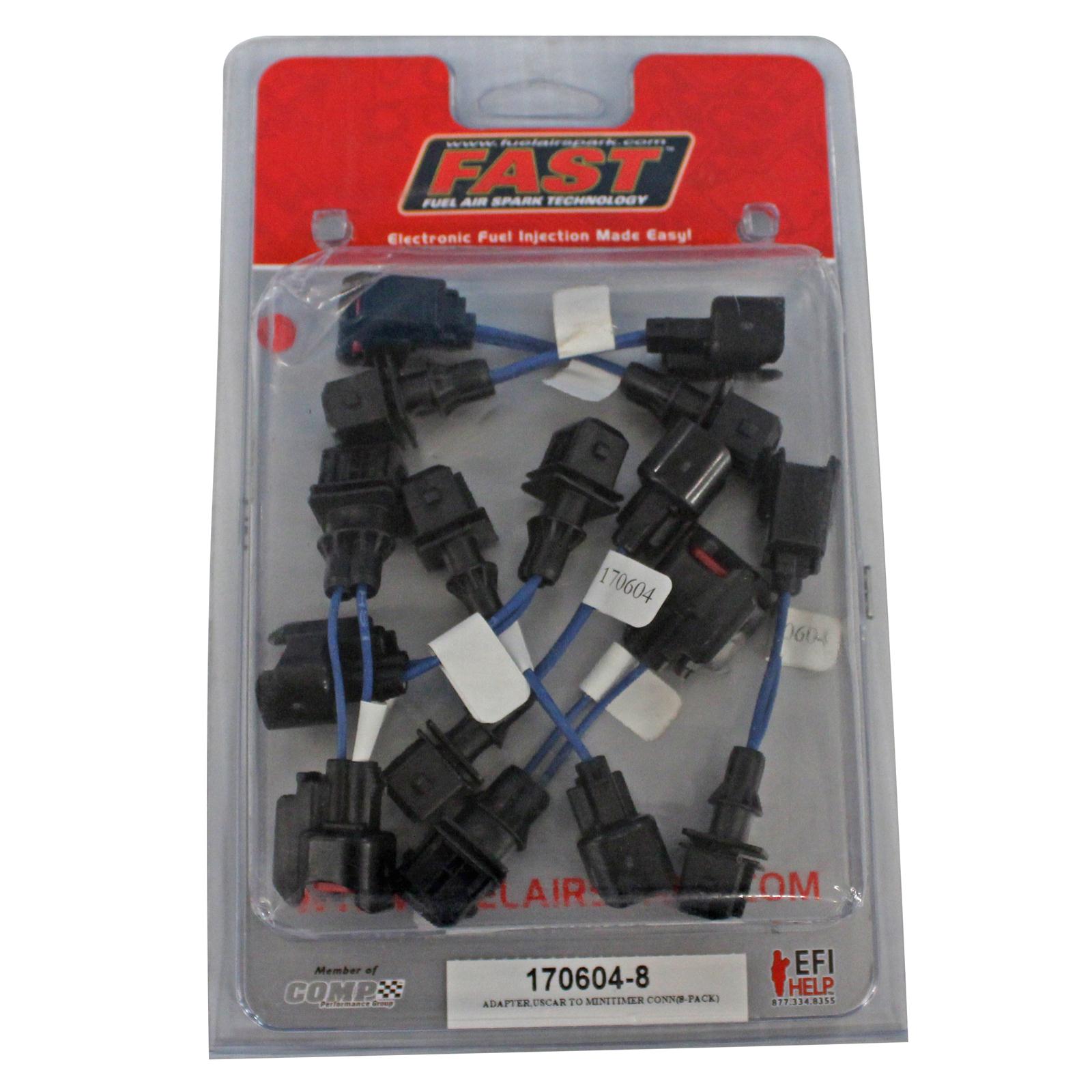 FAST Fuel Injector Adapter Harness (EV6-EV1-8 Pack)
