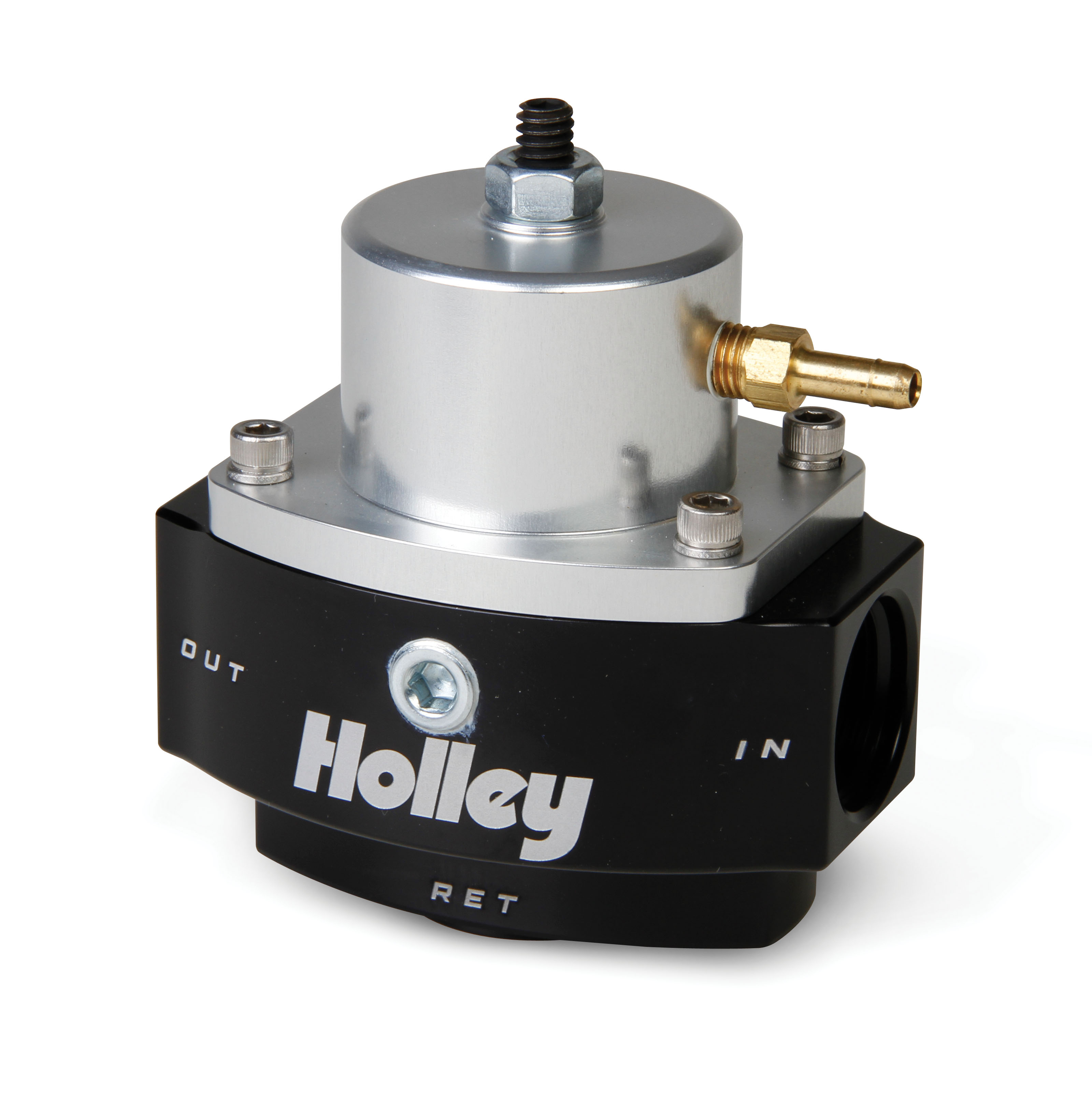 Holley 2 Port Ultra Dominator Fuel Pressure Regulator - Adjustable 40-100 PSI