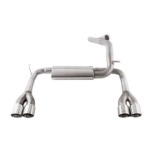 98-02 F-Body Texas Speed Stainless Steel Catback w/ Dual/Dual Tips and Cut Out