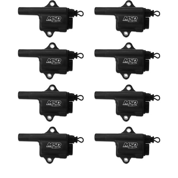 LS Truck Style MSD Pro Power Black Coil - Set of 8