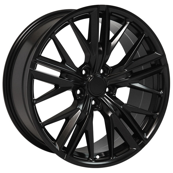 OE Wheels Camaro 6th Gen ZL1 Replica Wheels - Satin Black 20x8.5"/20x9.5" (35mm/40mm Offset) Set of 4