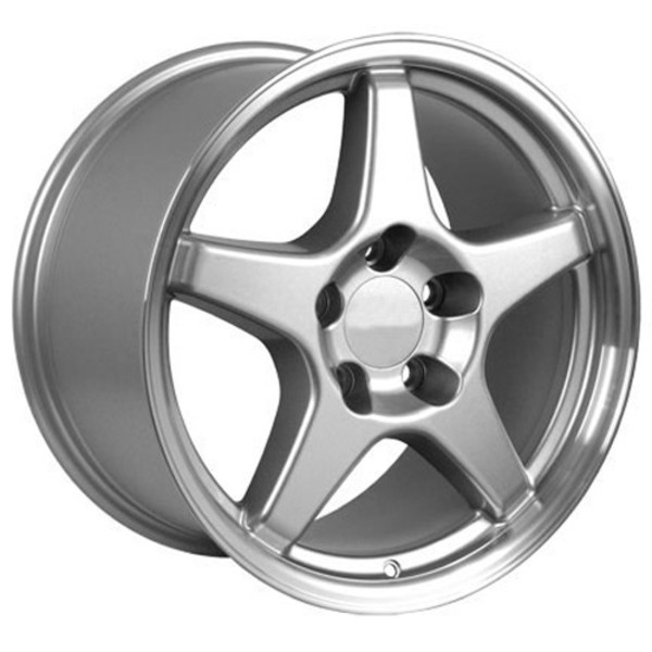 OE Wheels Corvette C4 ZR1 Replica Wheel - Silver 17x9.5" (56mm Offset)