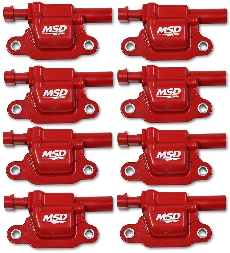 2014+ Gen V MSD Blaster LS Round Coil - Red (8 pack)