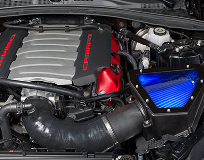 2016+ Camaro SS 6.2L V8 SLP Cold Air Intake w/LED Lighting