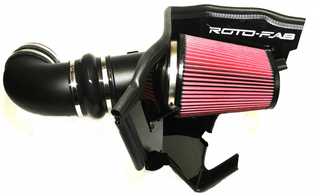 2016+ Camaro SS Rotofab Cold Air Intake - w/Oil Filter - For Magnuson & Whipple Superchargers