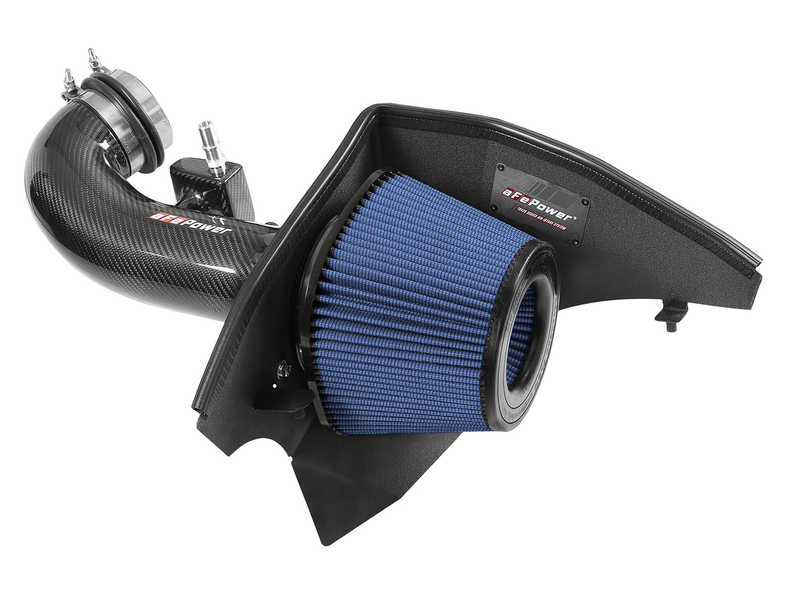 2016+ Camaro SS 6.2L V8 aFe Power Track Series Carbon Fiber Cold Air Intake System w/Pro 5R Filter