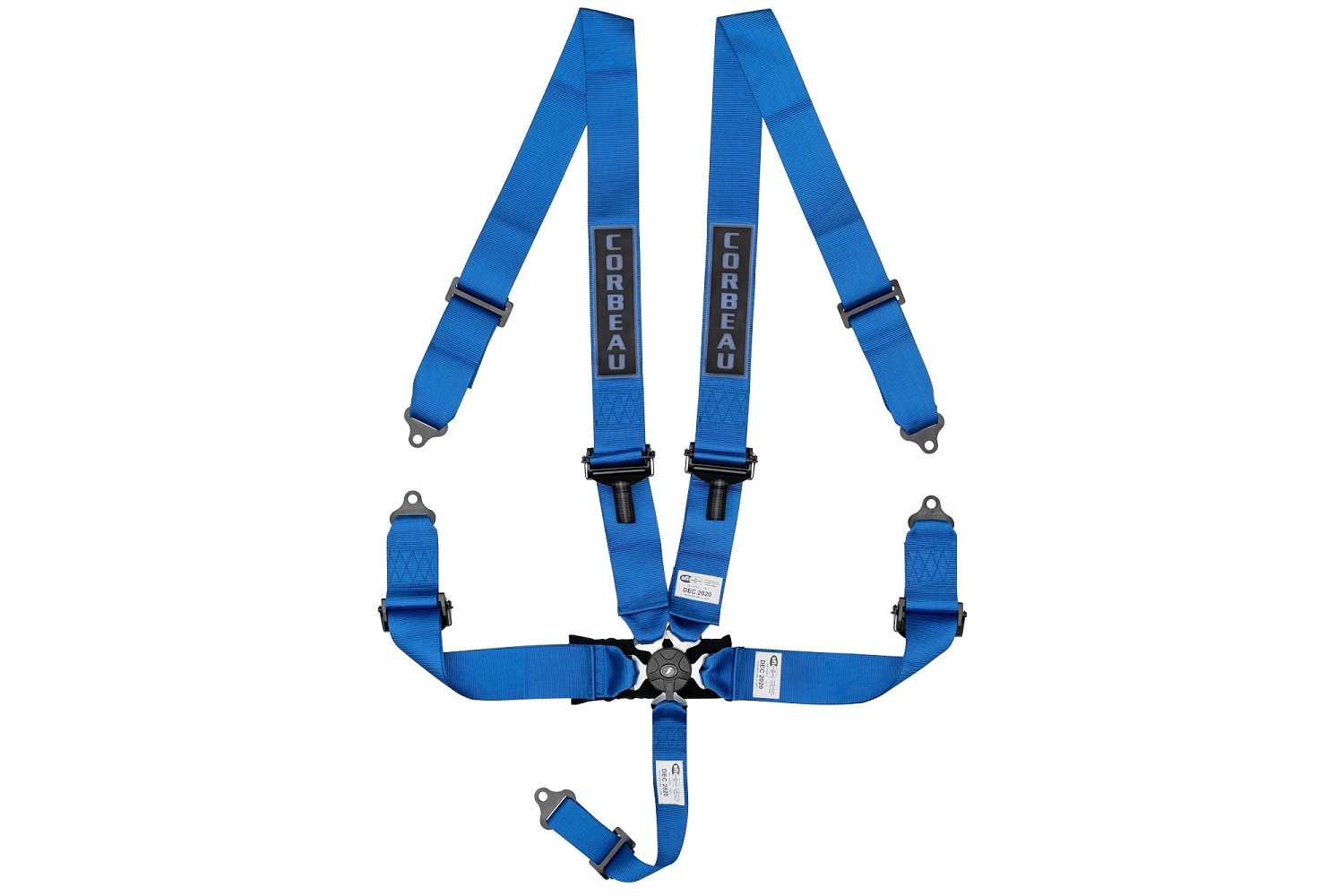 Corbeau 5-Point Camlock 3" Harness Belts - Blue