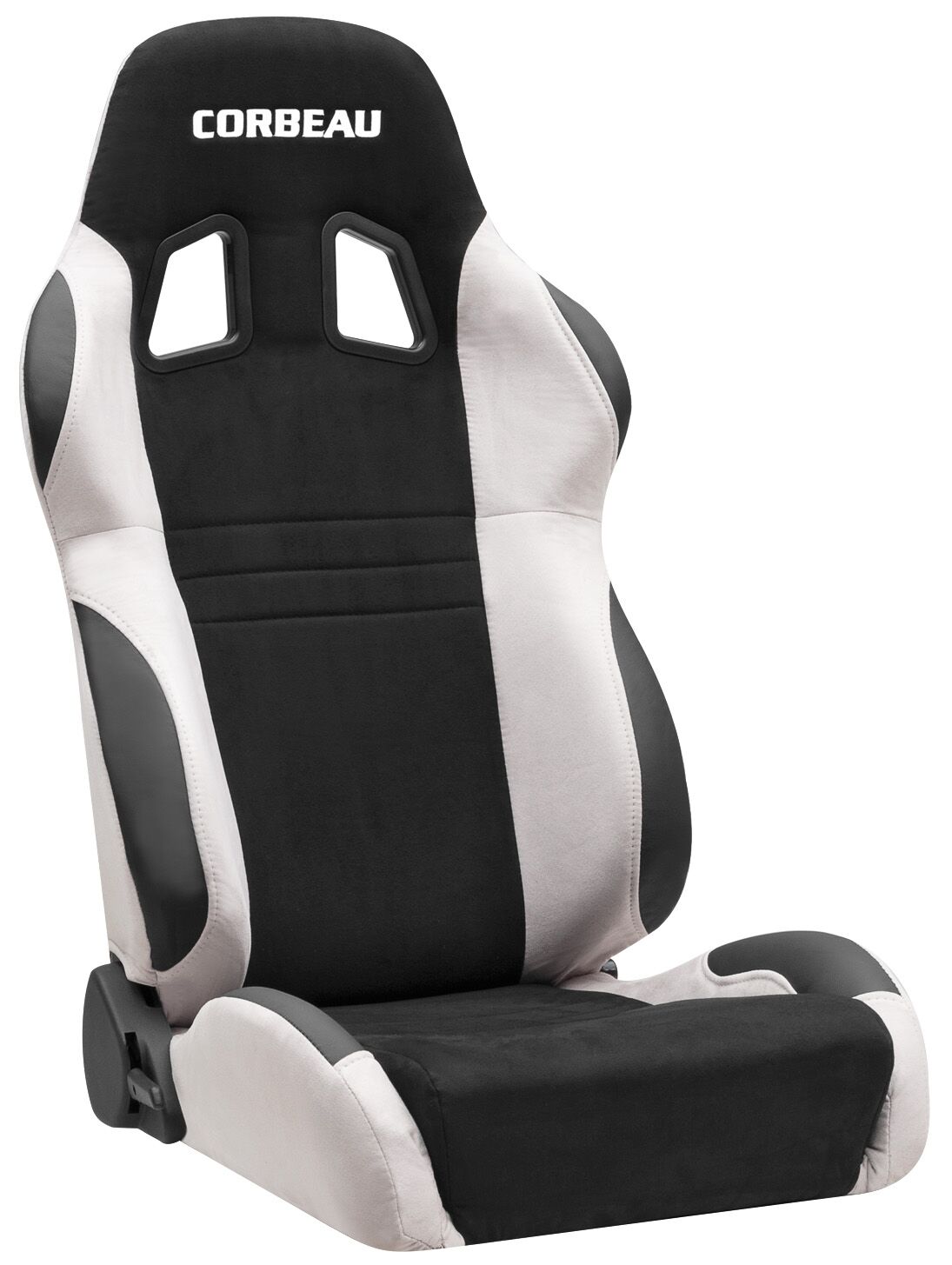 Corbeau A4 Seats - Gray/Black Microsuede