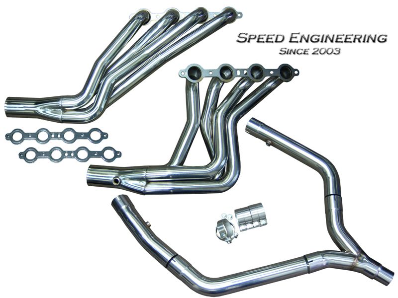 98-02 LS1 Fbody Speed Engineering 1 3/4" Long Tube Headers & Offroad Ypipe - Race Version
