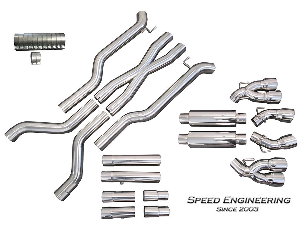 2010-2015 Camaro V8 Speed Engineering True Dual Exhaust