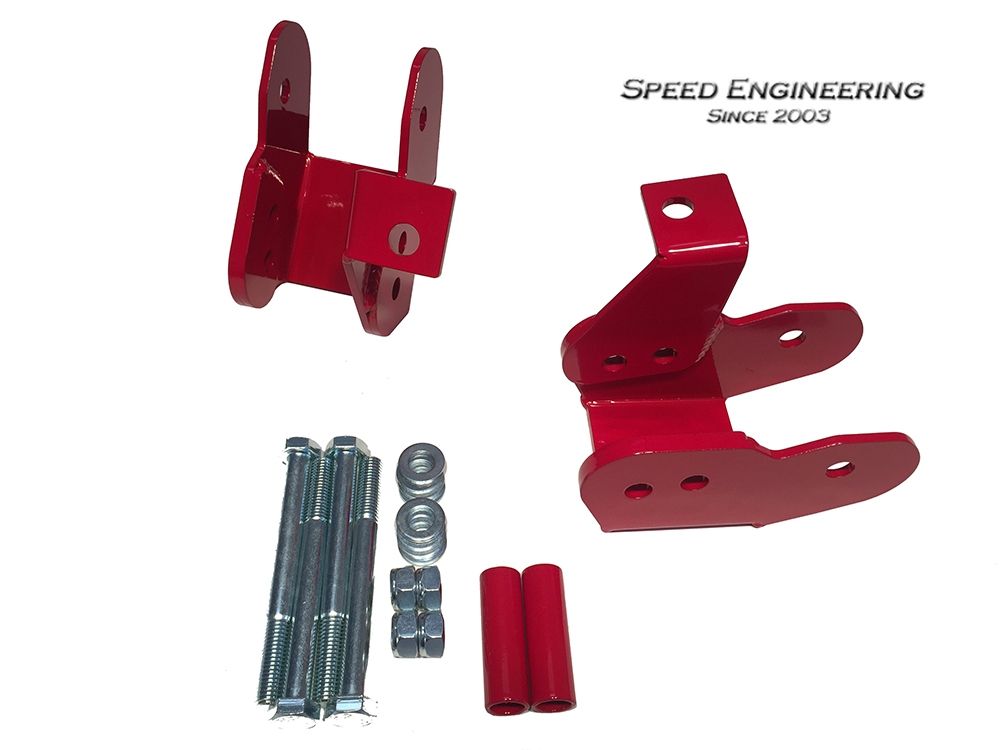 93-02 Fbody Speed Engineering Lower Control Arms Relocation Brackets - Red
