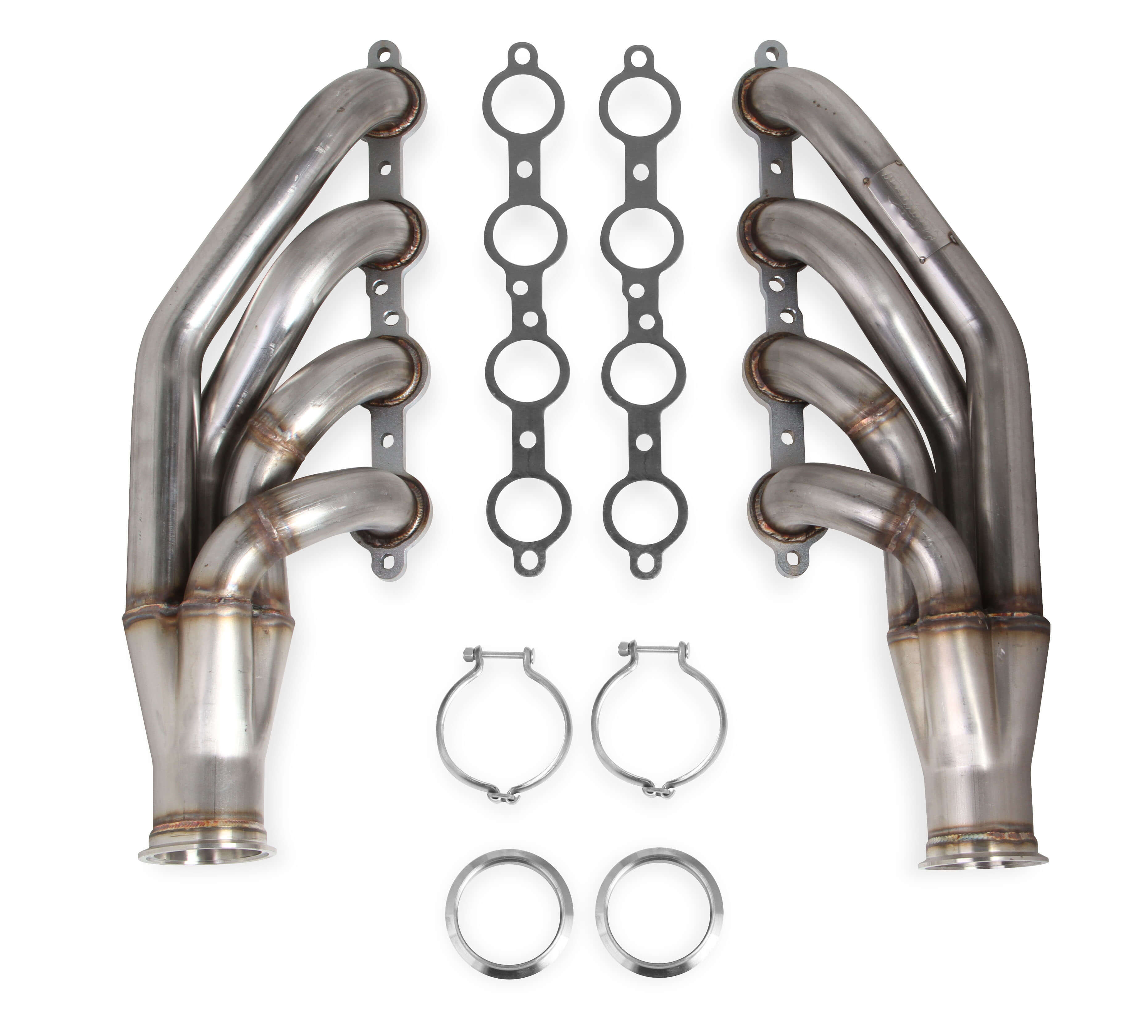 LS Flowtech Turbo Headers (Up and forward) (Natural Finish)