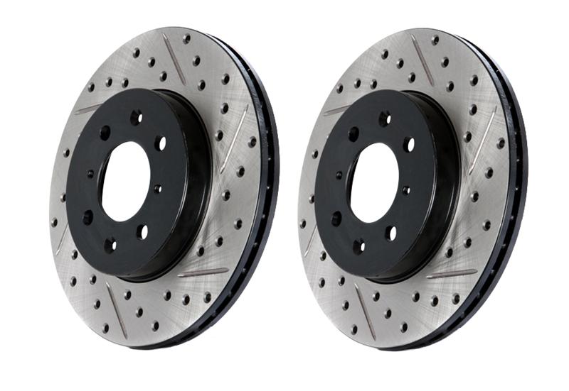 93-97 LT1 Fbody Stoptech Drilled & Slotted Brake Rotor - Front Left