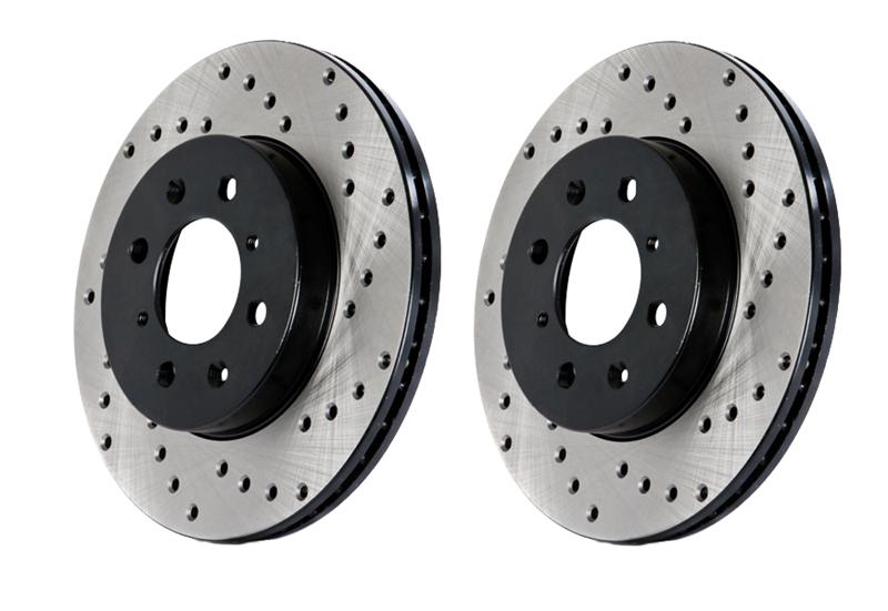 98-02 LS1 Fbody Stoptech Cross Drilled Brake Rotor - Front Left