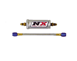 Nitrous Express D-4 Pure-Flo N20 Filter & 7inch Stainless Hose