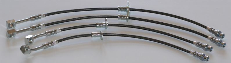 2010+ Camaro J&M Products Stainless Steel PTFE Lined Brake Hose Kit - Front & Rear