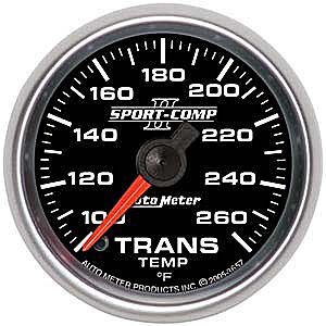 Auto Meter Sport-Comp II  Electric Trans Temp