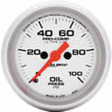 Auto Meter Ultra-Lite, Oil Pressure, 0-100 psi