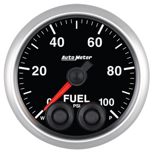 Autometer Elite Series 2 1/16" Fuel Pressure Peak & Warn w/Electronic Control (0-100psi)