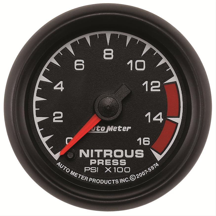 AutoMeter 2 1/16" ES Series Analog Nitrous Pressure Gauge