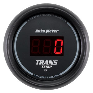 Autometer Digital Series 2 1/16" Transmission Temperature Gauge (0-300 Deg. F) - Black