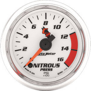 Auto Meter C2 Series Electric Nitrous Pressure 0-1600 PSI