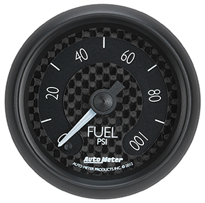 Auto Meter GT Series 2 1/16" Fuel Pressure Gauge - 0-100 psi