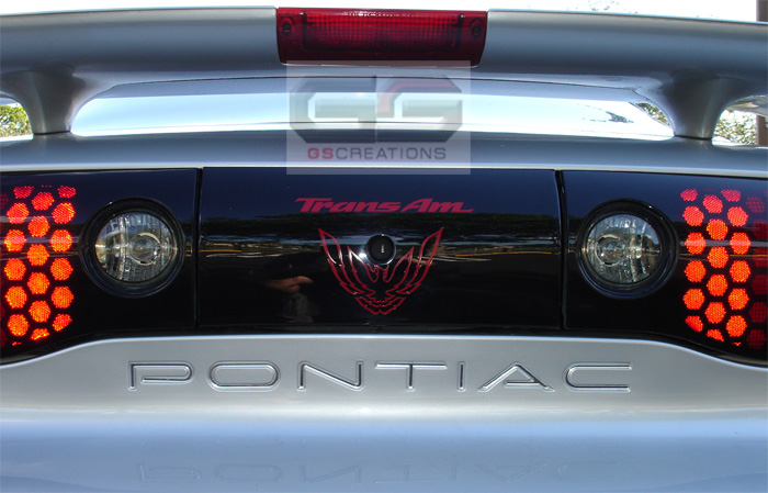 93-02 Fbody GSCreations Pontiac Rear Letter Inserts