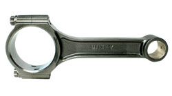 LS Series Manley 4340 Pro Series I-Beam Connecting Rods - (6.125" Length/.9457" Wrist Pin) w/ARP 2000 Alloy Cap Screws